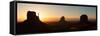 Panorama, USA, Monument Valley-Catharina Lux-Framed Stretched Canvas