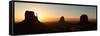 Panorama, USA, Monument Valley-Catharina Lux-Framed Stretched Canvas