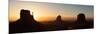 Panorama, USA, Monument Valley-Catharina Lux-Mounted Photographic Print