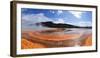 Panorama, USA, Yellowstone National Park, Grand Prismatic Spring-Catharina Lux-Framed Photographic Print