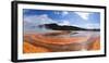 Panorama, USA, Yellowstone National Park, Grand Prismatic Spring-Catharina Lux-Framed Photographic Print