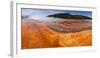 Panorama, USA, Yellowstone National Park, Grand Prismatic Spring-Catharina Lux-Framed Photographic Print
