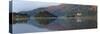 Panorama View across Loch Awe with Kilchurn Castle July-null-Stretched Canvas