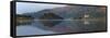 Panorama View across Loch Awe with Kilchurn Castle July-null-Framed Stretched Canvas