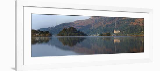 Panorama View across Loch Awe with Kilchurn Castle July-null-Framed Photographic Print