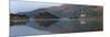 Panorama View across Loch Awe with Kilchurn Castle July-null-Mounted Photographic Print