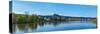 Panorama View of Charles Bridge over Vltava River and Gradchany (Prague Castle) and St. Vitus Cathe-f9photos-Stretched Canvas