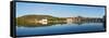 Panorama View of Charles Bridge over Vltava River and Gradchany (Prague Castle) and St. Vitus Cathe-f9photos-Framed Stretched Canvas