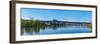 Panorama View of Charles Bridge over Vltava River and Gradchany (Prague Castle) and St. Vitus Cathe-f9photos-Framed Photographic Print