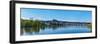 Panorama View of Charles Bridge over Vltava River and Gradchany (Prague Castle) and St. Vitus Cathe-f9photos-Framed Photographic Print
