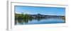 Panorama View of Charles Bridge over Vltava River and Gradchany (Prague Castle) and St. Vitus Cathe-f9photos-Framed Photographic Print