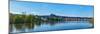 Panorama View of Charles Bridge over Vltava River and Gradchany (Prague Castle) and St. Vitus Cathe-f9photos-Mounted Photographic Print