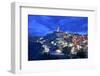 Panorama view of Matera at sunset, Basilicata, Italy, Europe-Marco Brivio-Framed Photographic Print