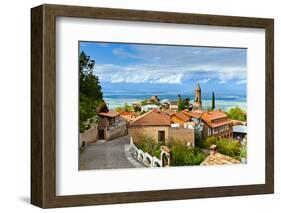 Panorama View of Sighnaghi (Signagi) City in Kakheti Region in Georgia-prescott09-Framed Photographic Print