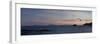 Panorama with Kaikoura Ranges in South Island at Sunset from Wellington-Nick Servian-Framed Photographic Print