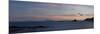 Panorama with Kaikoura Ranges in South Island at Sunset from Wellington-Nick Servian-Mounted Photographic Print
