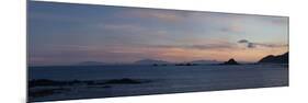 Panorama with Kaikoura Ranges in South Island at Sunset from Wellington-Nick Servian-Mounted Photographic Print