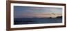 Panorama with Kaikoura Ranges in South Island at Sunset from Wellington-Nick Servian-Framed Photographic Print