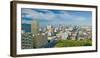 Panoramic aerial view of Durban, South Africa skyline-null-Framed Photographic Print