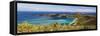 Panoramic Aerial View of Magens Bay, St Thomas, US Virgin Islands-George Oze-Framed Stretched Canvas