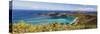 Panoramic Aerial View of Magens Bay, St Thomas, US Virgin Islands-George Oze-Stretched Canvas