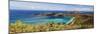 Panoramic Aerial View of Magens Bay, St Thomas, US Virgin Islands-George Oze-Mounted Photographic Print