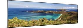 Panoramic Aerial View of Magens Bay, St Thomas, US Virgin Islands-George Oze-Mounted Photographic Print