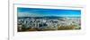 Panoramic aerial view of Seoul South Korea Skyline Asia - view from Seoul Tower hilltop-null-Framed Photographic Print