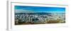 Panoramic aerial view of Seoul South Korea Skyline Asia - view from Seoul Tower hilltop-null-Framed Photographic Print