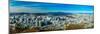 Panoramic aerial view of Seoul South Korea Skyline Asia - view from Seoul Tower hilltop-null-Mounted Photographic Print