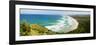 Panoramic Aerial View of Tallow Beach at Byron Bay, New South Wales, Australia, Pacific-Matthew Williams-Ellis-Framed Premium Photographic Print