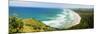 Panoramic Aerial View of Tallow Beach at Byron Bay, New South Wales, Australia, Pacific-Matthew Williams-Ellis-Mounted Premium Photographic Print