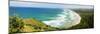 Panoramic Aerial View of Tallow Beach at Byron Bay, New South Wales, Australia, Pacific-Matthew Williams-Ellis-Mounted Photographic Print
