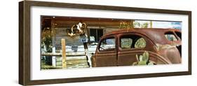 Panoramic - Cars - Route 66 - Gas Station - Arizona - United States-Philippe Hugonnard-Framed Photographic Print