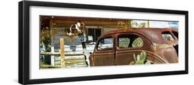 Panoramic - Cars - Route 66 - Gas Station - Arizona - United States-Philippe Hugonnard-Framed Photographic Print