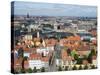 Panoramic City View, Copenhagen, Denmark, Scandinavia, Europe-Christian Kober-Stretched Canvas