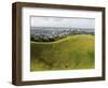 Panoramic City View from Mount Eden Volcanic Crater, Auckland, North Island, New Zealand, Pacific-Kober Christian-Framed Photographic Print