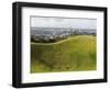 Panoramic City View from Mount Eden Volcanic Crater, Auckland, North Island, New Zealand, Pacific-Kober Christian-Framed Photographic Print