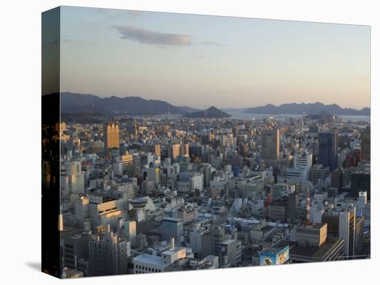 Panoramic City View, Hiroshima City, Western Japan-Christian Kober-Stretched Canvas