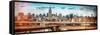 Panoramic Cityscape - Instants of NY Series-Philippe Hugonnard-Framed Stretched Canvas