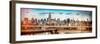 Panoramic Cityscape - Instants of NY Series-Philippe Hugonnard-Framed Photographic Print