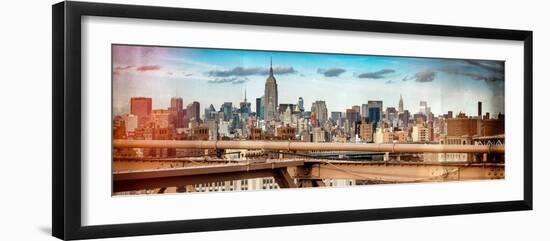 Panoramic Cityscape - Instants of NY Series-Philippe Hugonnard-Framed Photographic Print