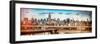 Panoramic Cityscape - Instants of NY Series-Philippe Hugonnard-Framed Photographic Print