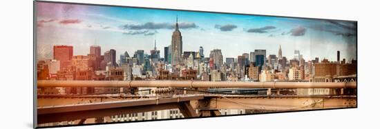 Panoramic Cityscape - Instants of NY Series-Philippe Hugonnard-Mounted Photographic Print