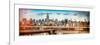 Panoramic Cityscape - Instants of NY Series-Philippe Hugonnard-Framed Photographic Print