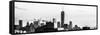 Panoramic Cityscape Manhattan at Sunset in Winter-Philippe Hugonnard-Framed Stretched Canvas