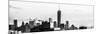 Panoramic Cityscape Manhattan at Sunset in Winter-Philippe Hugonnard-Mounted Photographic Print