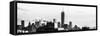 Panoramic Cityscape Manhattan at Sunset in Winter-Philippe Hugonnard-Framed Stretched Canvas