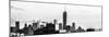 Panoramic Cityscape Manhattan at Sunset in Winter-Philippe Hugonnard-Mounted Photographic Print