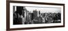 Panoramic Cityscape of Manhattan in Winter at Sunset-Philippe Hugonnard-Framed Photographic Print